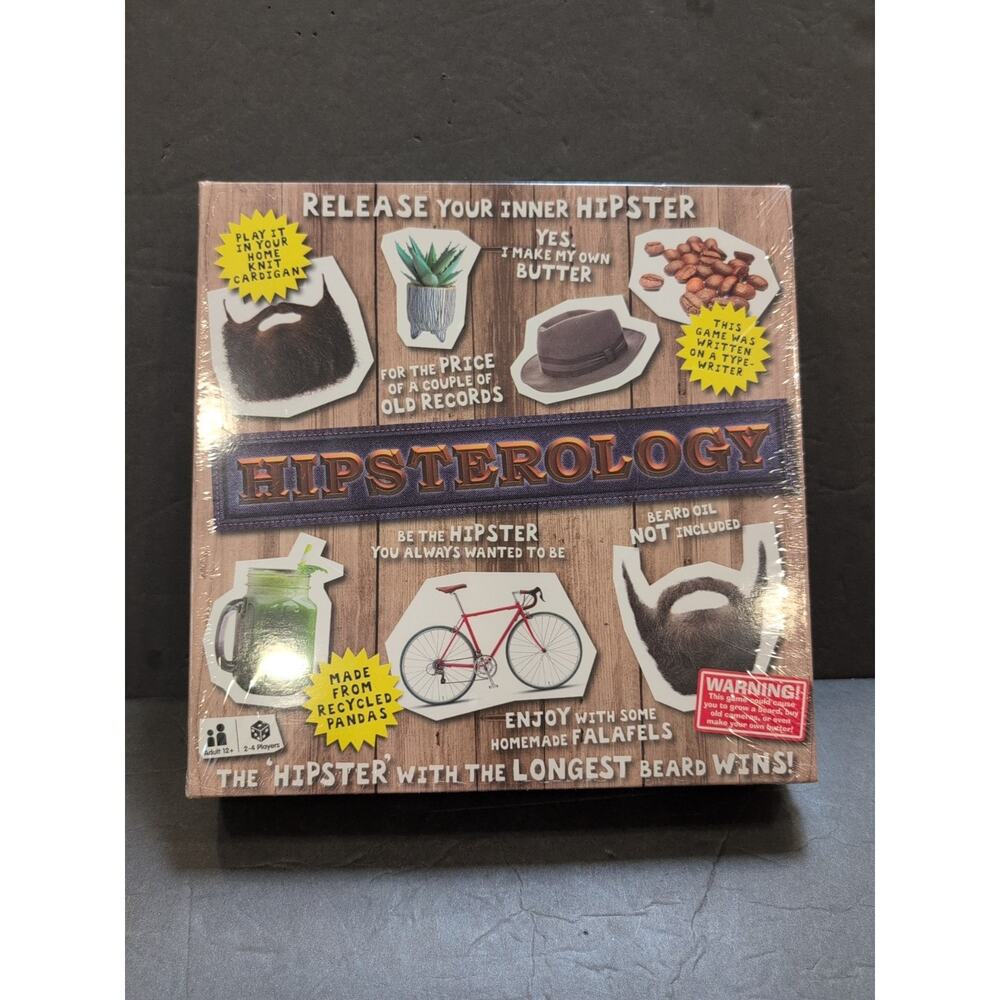 HIPSTEROLOGY GAME - Release Your Inner Hipster - Board Game *Brand New* Sealed